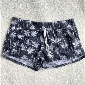 black palm tree shorts